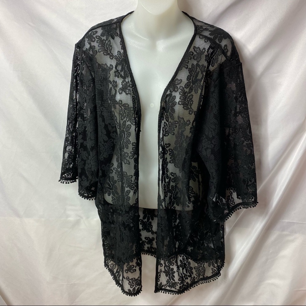Express lace cardigan